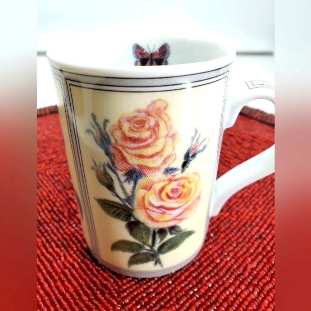 Botanical Mug Designer By Maria Ryan  Inhesion Giftware Fine Porcelain Mug (C26)